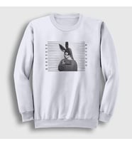 Presmono Unisex Beyaz Be Alright Ariana Grande Sweatshirt 152281tt