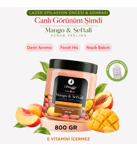 Smoothly Mango & Şeftali Aromalı Canlandırıcı & Yumuşatıcı El Ayak ve Vücut Bakım Peelingi 800gr