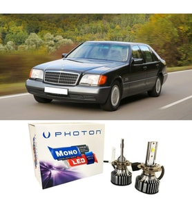 Mercedes S W140 Led Xenon Kısa Far Ampulü H7 Mono Yeni Seri Beyaz 1993-1998