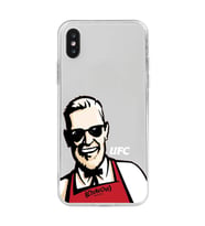 Iphone XSMAX Uyumlu Conor Mcgregor UFC Tasarımlı Şeffaf Telefon Kılıfı