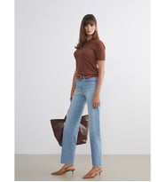 LCW Jeans İndigo Straight Fit Kadın Jean Pantolon