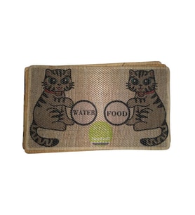 Nanbell Jüt Halı Kedi Tırmalama 70X43 cm Desenli No:7