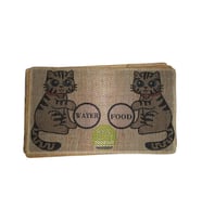 Nanbell Jüt Halı Kedi Tırmalama 70X43 cm Desenli No:7