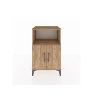 Hyperion Komodin 2 Raflı 2 Kapaklı 60x44x96 Çam-Çam