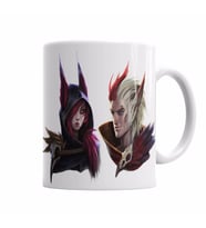 Xayah ve rakan    Kupa Bardak Porselen