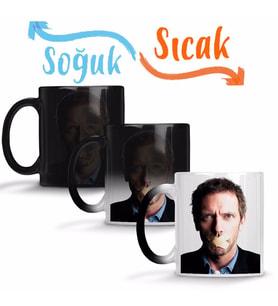 House MD Everybody Lies Sihirli Kupa Bardak Porselen