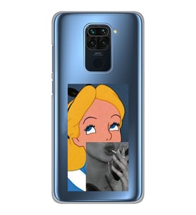 Xiaomi Redmi NOTE 9 Uyumlu Alice Tasarımlı Şeffaf Telefon Kılıfı
