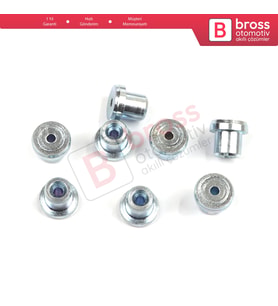 BCR032 Cam Kriko Kablo Halat Uç Pimi Tutma Perçini 7x6.3/1.7 mm mm 100 Adet