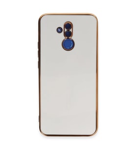 Huawei Mate 20 Lite Kılıf Volet Silikon - Beyaz