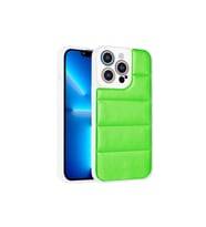 Apple iPhone 13 Pro Max Uyumlu Kılıf Kamera Korumalı Airbagli Renkli Zore Seksek Kapak (Açık Yeşil)