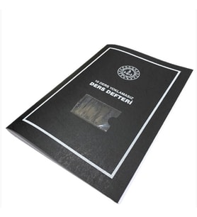 Ders Defteri 10 Dersli Yoklamasız Lise Plastik Kapak 25X35