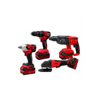 PARS AKÜLÜ 4 LÜ SET (DARBELİ VİDALAMA,SOMUN SIKMA,AVUÇ TAŞLAMA,KIRICI DELİC