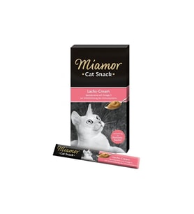 Mıamor Cream Somonlu Kedi Ödülü 6x15 Gr (Çok Renkli)