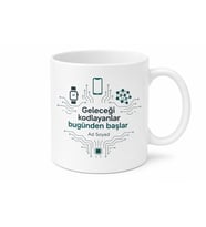 Yapay Zeka Teknoloji Temalı Kupa Bardak Akıllı Ev Giyilebilir Teknoloji Hediye