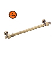 5 Adet Doğanlar Dragon 192 mm Mobilya Kulp Antik Sarı Olifka