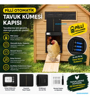 Digital Otomatik Kümes Kapısı (Pilli)