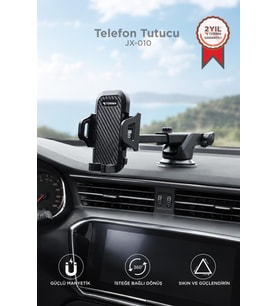 Torima Telefon Tutucu Çok Amaçlı Magnetic Car Holder Araç İçi Telefon Tutucu JX010 Siyah