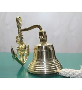 Periboia Pirinç Duvara Asmalı Çapalı Çan (Çok Renkli)