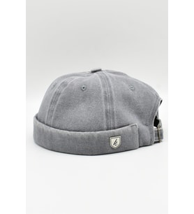 Vintage Retro Gri Eskitme Pamuk Cap Docker Şapka