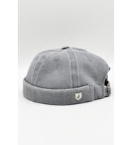 Vintage Retro Gri Eskitme Pamuk Cap Docker Şapka