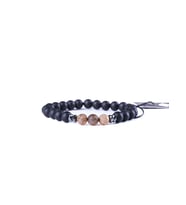 JTAW23DOB1224 AKİK HEMATİT ONYX DOĞALTAŞ BİLEKLİK
