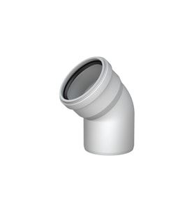 Pvc Atık Su Borusu 45 Derece 50 Mm 10 Adet