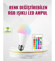 9 Watt Beyaz Işık ve Renk Ayarlı Akıllı LED Ampul