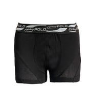 JOJOBOY POLO ERKEK YANI FİLELİ BOXER 2 Lİ (Siyah)