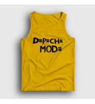 Presmono Unisex Sarı Logo Depeche Mode Atlet 140550tt (Sarı)