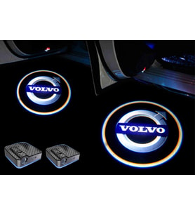 Volvo Araçlar İçin Pilli Yapıştırmalı Kapı Altı Led Hayalet Logo