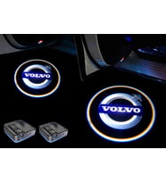 Volvo Araçlar İçin Pilli Yapıştırmalı Kapı Altı Led Hayalet Logo