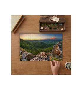 Slovakya Fatra Ulusal Parkı Tasarımı 240 parça Ahşap Puzzle Ahşap Kutuda MP08138