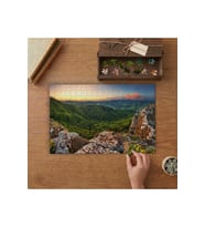 Slovakya Fatra Ulusal Parkı Tasarımı 240 parça Ahşap Puzzle Ahşap Kutuda MP08138