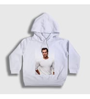 Presmono Unisex Çocuk Beyaz Henry Cavill Kapüşonlu Sweatshirt 359458tt