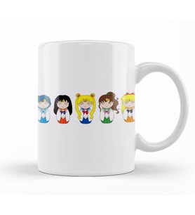 Sailor Moon Kokeshi Kupa Bardak Porselen