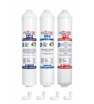 Lifewater 12'' Inline Kapsül Filtre Takımı (Beyaz)