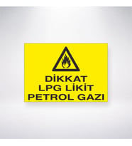 Dikkat Lpg Likit Petrol Gazı