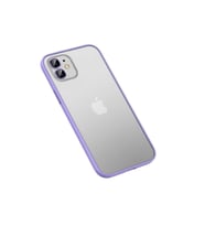 Apple iPhone 12 Uyumlu Kılıf Zore Retro Kapak (Lila)