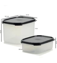 Tupperware Kompakt Ikili Saklama Kabi 1.9 Lt- 850 Ml