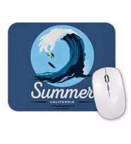 Summer California  Waves Mouse Pad