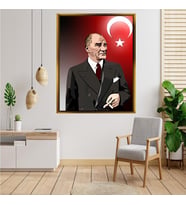 ÇERÇEVELİ ATATÜRK TABLO S30