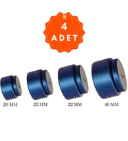 WELDER PPRC PLASTİK BORU KAYNAK MAKİNESİ PAFTA, LOKMA TAKIMI (MAVİ TEFLON)