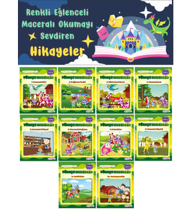 2.Sınıf Renkli Eğlenceli Maceralı Okumayı Sevdiren Hikaye Seti 6