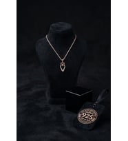 925 Ayar Zirkon Taşlı Rose Minimal Baykuş Gümüş Kolye