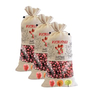 3 Adet Bez Torba Kuşburnu Kurusu 650 gr. X 3 Ad. Özel Yeni Mahsül Kurutulmuş Kuşburnu