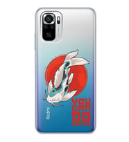 Xiaomi Wild Fish Tasarımlı Şeffaf Telefon Kılıfı