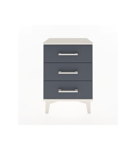 Arges Komodin 3 Çekmeceli 44x30x64 Aytaşı-Antrasit