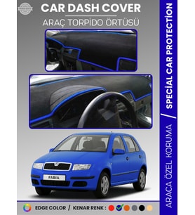 SKODA FABİA (1999-2006) Torpido Örtüsü Ön Göğüs Halı Torpido Koruma Birebir Uyum Kaymaz UV Koruma