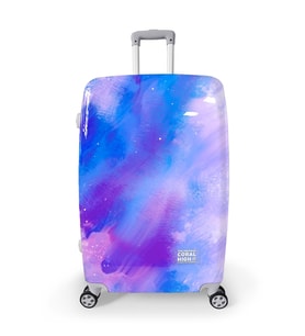 Coral High Renkli Desenli PC Büyük Boy Valiz (70cm) 16838