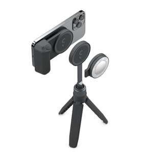 ShiftCam SnapGrip Siyah Magsafe Powerbank Özellikli Fotoğraf ve Video Vlog Çekim Seti